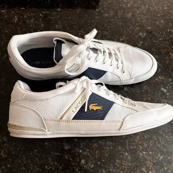 Lacoste Shoes Lacoste Mens Chaymon Sneaker201 Low Top White